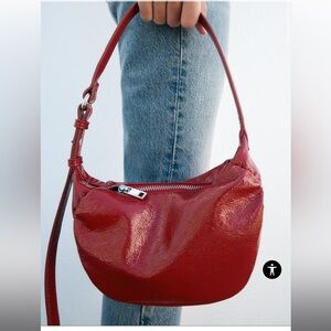 Red Zara bag